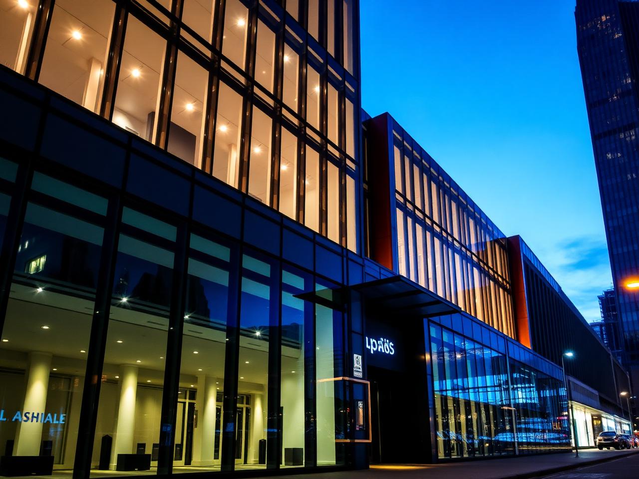 Modern building exterior